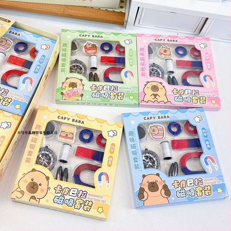 Set za učenje magnetskog kompasa za fiziku — magnet u obliku U za eksperimente, metalna konstrukcija, uzrast 7–14 godina