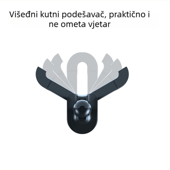 Univerzalni držač za telefon u automobilu za otvor ventilacije, snap-on montaža, podesivo otvaranje, snaga 5W, prilagodba dostupna