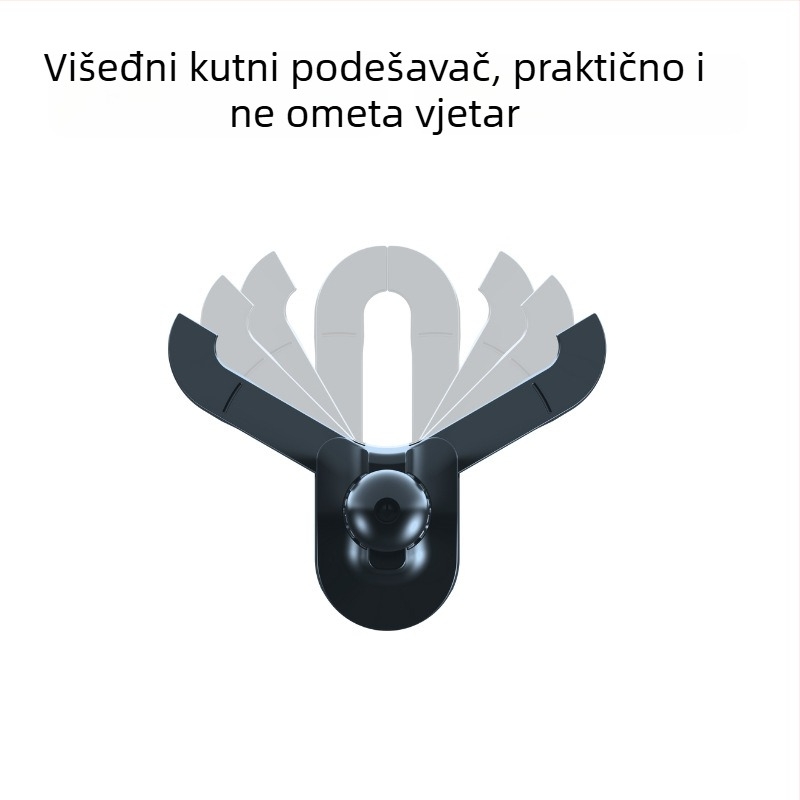 Univerzalni držač za telefon u automobilu za otvor ventilacije, snap-on montaža, podesivo otvaranje, snaga 5W, prilagodba dostupna