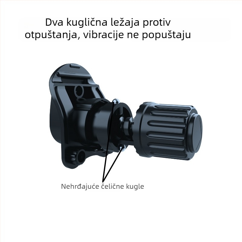 Univerzalni držač za telefon u automobilu za otvor ventilacije, snap-on montaža, podesivo otvaranje, snaga 5W, prilagodba dostupna