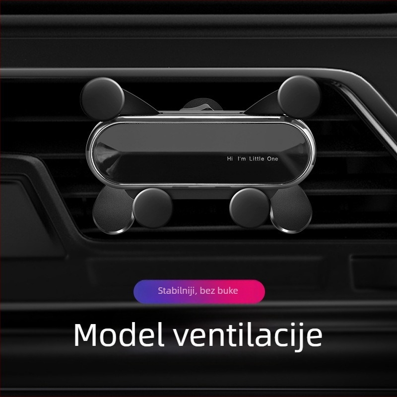 Držač za mobitel u automobilu na otvor zraka, 360° rotacija, stabilan držač navigacije