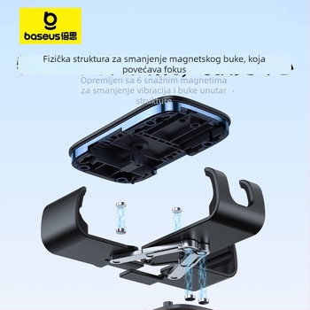 Držač za telefon u autu s gravitacijskim pričvršćivanjem na otvor za ventiaciju, univerzalan za većinu vozila, podrška GPS navigaciji
