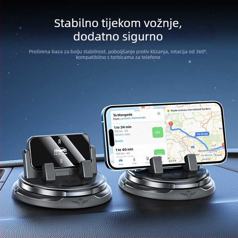 Držač za telefon na ploči instrumenta automobila - univerzalna kompatibilnost, Lcars, ljepilo za montažu, prilagodba dostupna