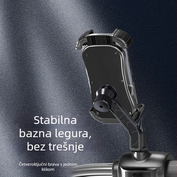 Novi držač za telefon od aluminijskog legura za električna vozila i motocikle, četverozubni držač