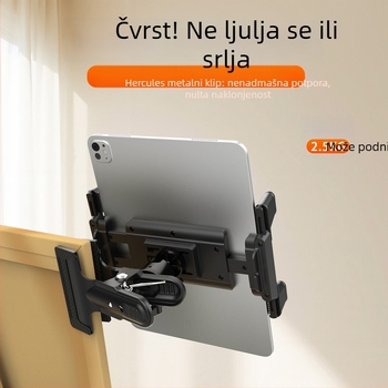 Metalni univerzalni držač za automobil s klipom za telefone i tablete, Model D001, kompatibilan s Apple, Huawei i Xiaomi