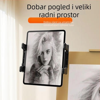 Metalni univerzalni držač za automobil s klipom za telefone i tablete, Model D001, kompatibilan s Apple, Huawei i Xiaomi