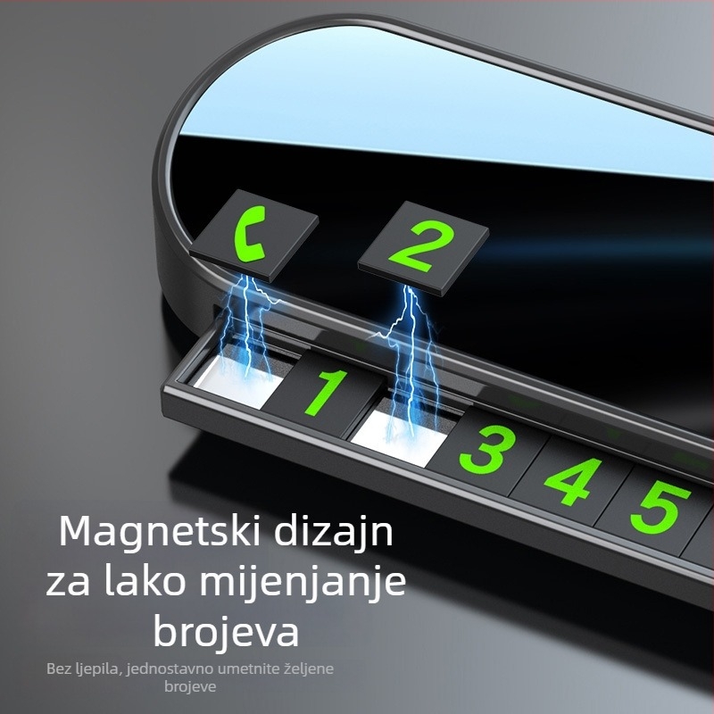 Lanbowang Privremeni znak za parkiranje automobila sa skrivenim push-pull mehanizmom i mogućnošću tiskanja logotipa