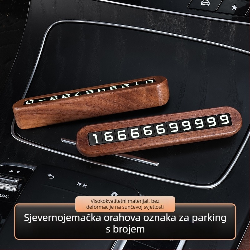 Auto-montirani drveni znak za parkiranje, luminescentskog tipa, šifra proizvoda: Drveni STOP znak
