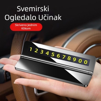 Skrivenu ploču za parkiranje u središnjoj konzoli automobila, model T1, materijal Drugo, otisak logotipa OK, pogodno kao poslovni dar