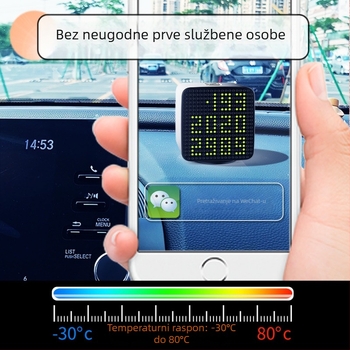 Elektronička privremena kartica za parkiranje s pametnim senzorom, skriveni dizajn, model YH-A10, plast