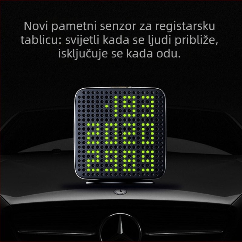 Elektronička privremena kartica za parkiranje s pametnim senzorom, skriveni dizajn, model YH-A10, plast