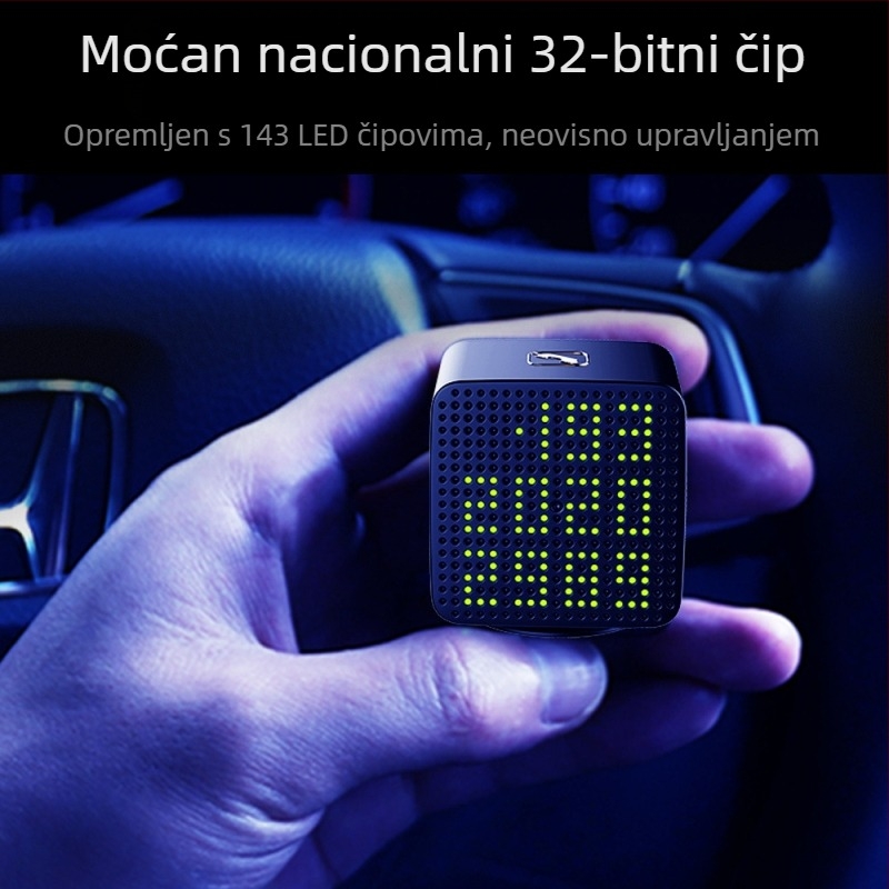 Elektronička privremena kartica za parkiranje s pametnim senzorom, skriveni dizajn, model YH-A10, plast