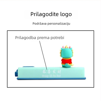 Privremena ploča za parkiranje - Skrivena magnetska pločica s karikaturom, PVC mekano ljepilo, model YF20241106, marka Silver Maple, moguć ispis logotipa, prilagodba na zahtjev