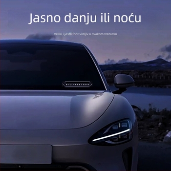 Tablica za broj parkiranja Xiaomi SU7 – metal, model Su7, privremena ploča za parkiranje, skriveni dodatak