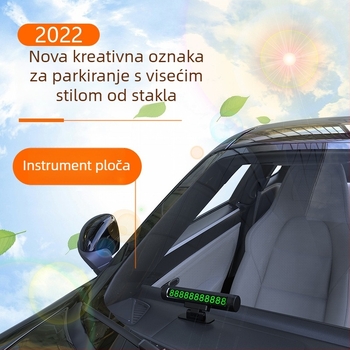 Unutarnja dekoracija automobila – privremeni znak za parkiranje s telefonskim brojem, model YT-P11, plastika, OK logo, brend EITAI