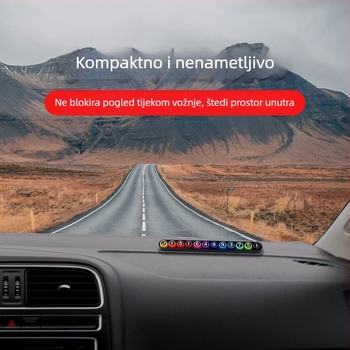 bbdd Originalni dizajn – Osnovna verzija Privremena pločica za parkiranje, plastika, model Pindoudou Basic, moguć ispis logotipa