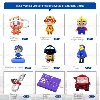 Auto dekoracija - 3D PVC karikatura znak za parkiranje s prilagođenim logom i pločom s telefonskim brojem (Model Zsx-tcp-2024060610)