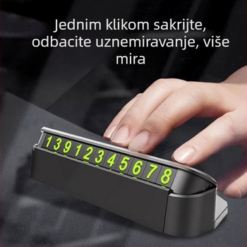 Držač za telefon u automobilu – plastični, za dashboard, prilagodljiv