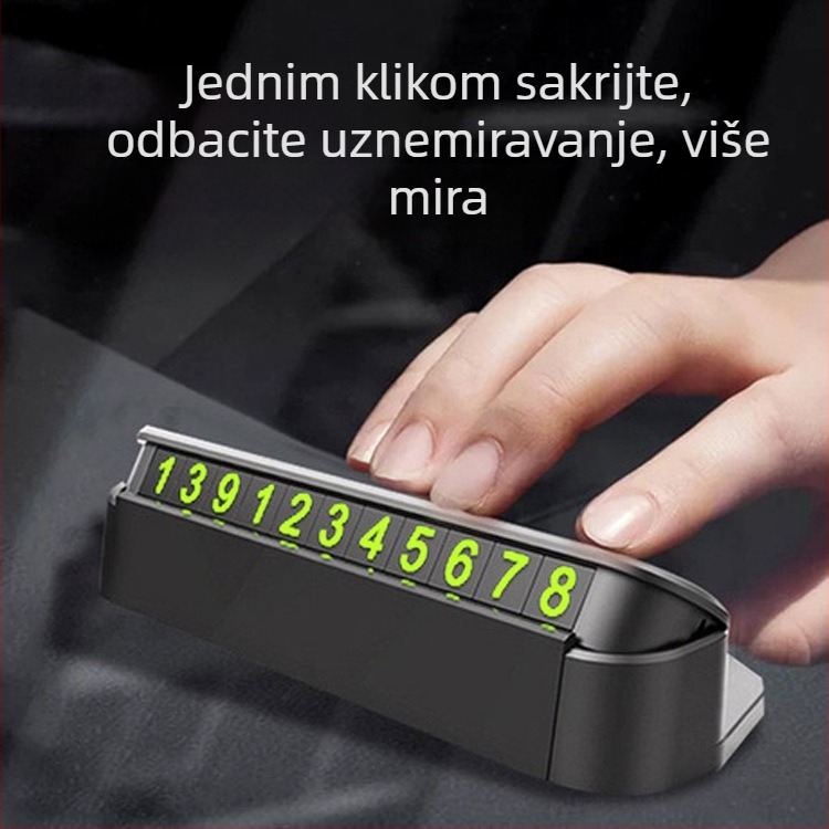 Držač za telefon u automobilu – plastični, za dashboard, prilagodljiv
