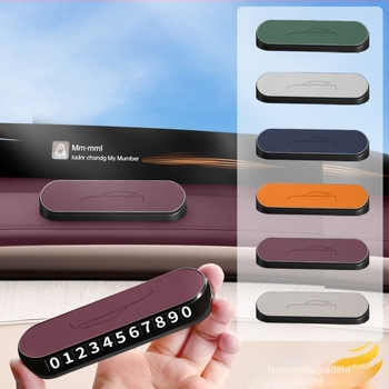 Xiaomi SU7/YU7 – privremena tablica za parkiranje u originalnoj boji automobila, za unutarnju upotrebu; pločica s telefonskim brojem za premještanje vozila; svijetli u mraku; plastična; model 001