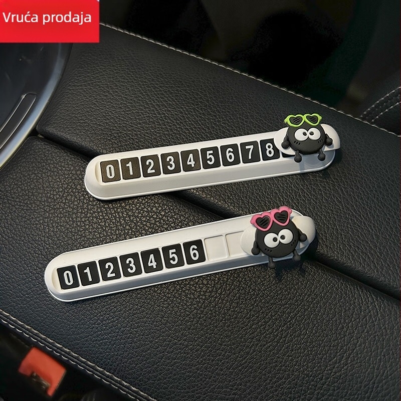 Elektronički znak za parkiranje, pet skupina brojeva, PVC materijal, model 1022, moguć ispis logotipa