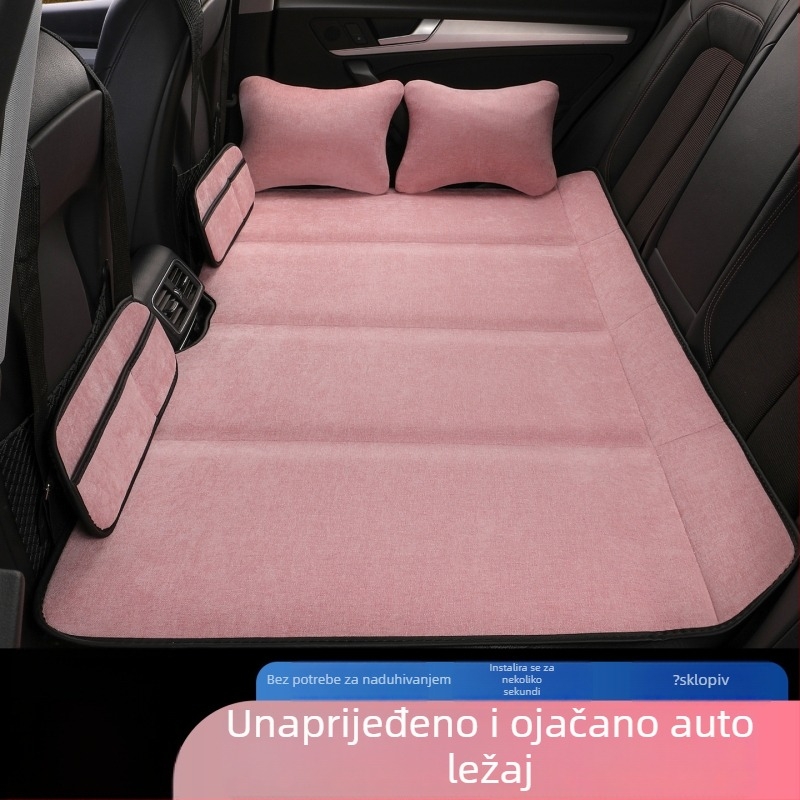 Sklopivi auto madrac za stražnje sjedalo – Chenille, univerzalni, za sve sezone