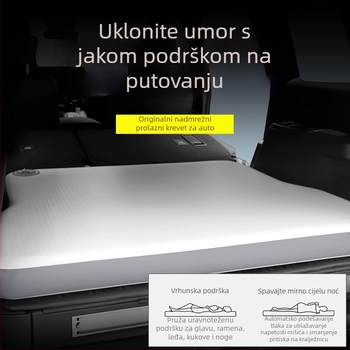 Brushed nafukiva automobilska madrac za Lexus GX550h / Prado, PVC materijal, ručno napumpavanje, nosivost 200 kg, težina 5,15 kg