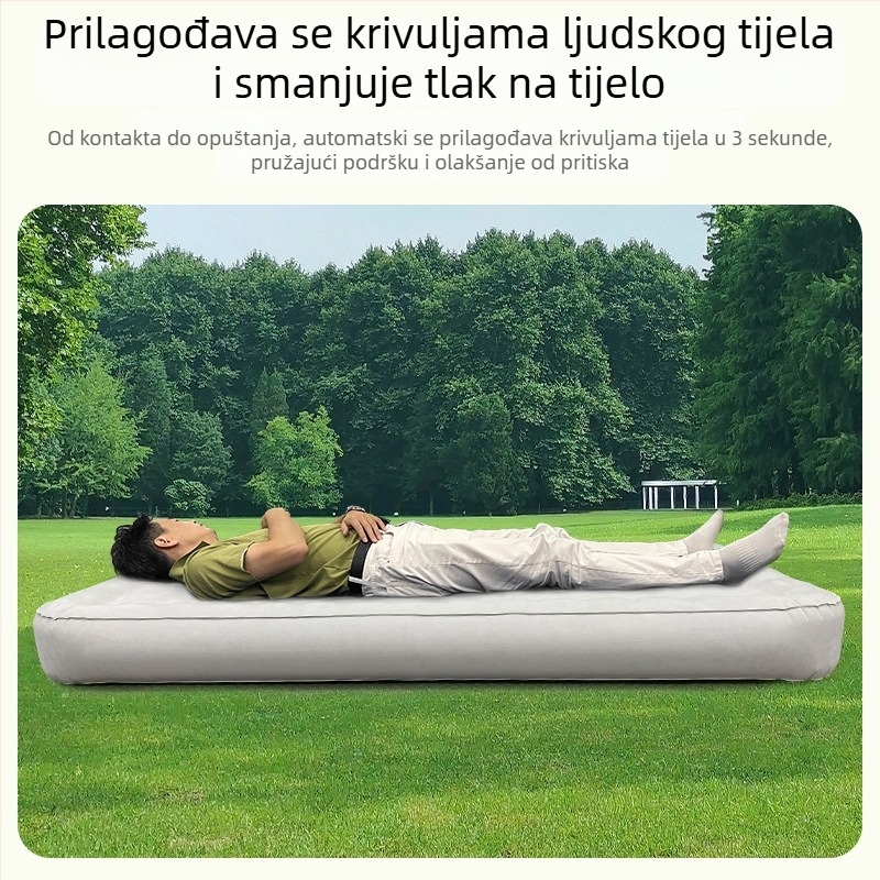 Naduvljivo ležište za kampiranje — Hongze branda, površina od poliesterskog pongee s TPU-om, težina 2000 g, nosivost 400 kg