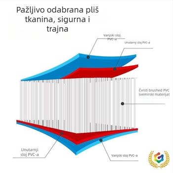Naduvljiva automobilna postelja za spavanje u prtljažniku, površina od Space Fabric, masa 6,1–12,5 kg