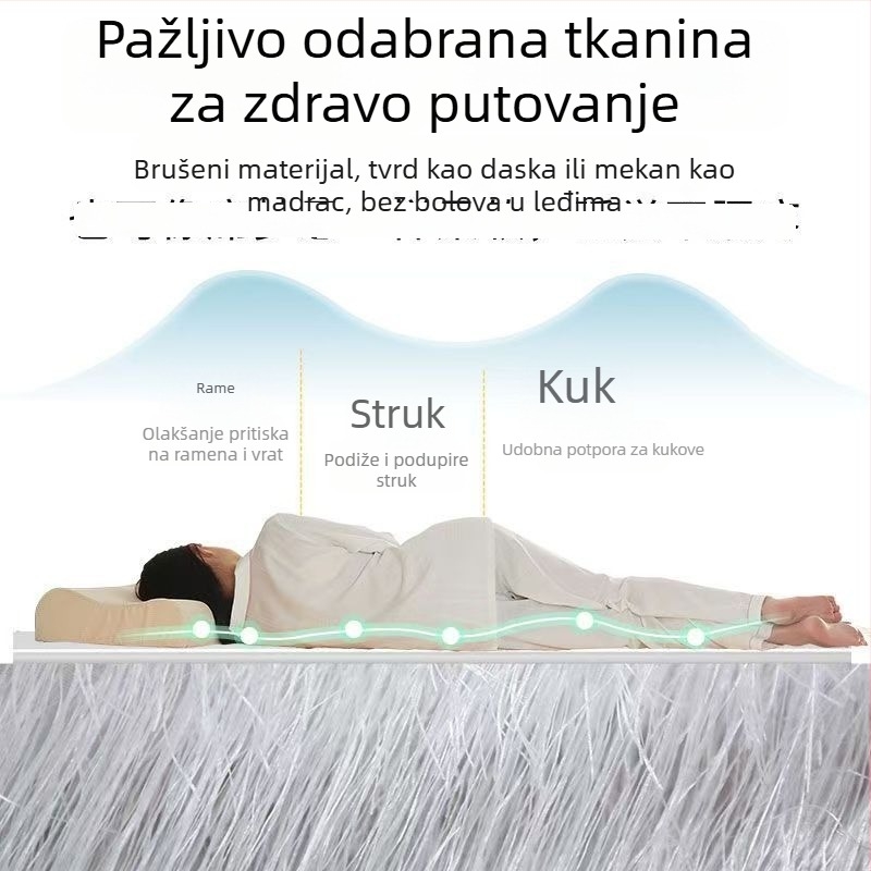Ledao L60/L90 napuhujući automobilni madrac s Brushed teksturom za putovanja automobilom i kampiranje, madrac za odmor u automobilu na otvorenom