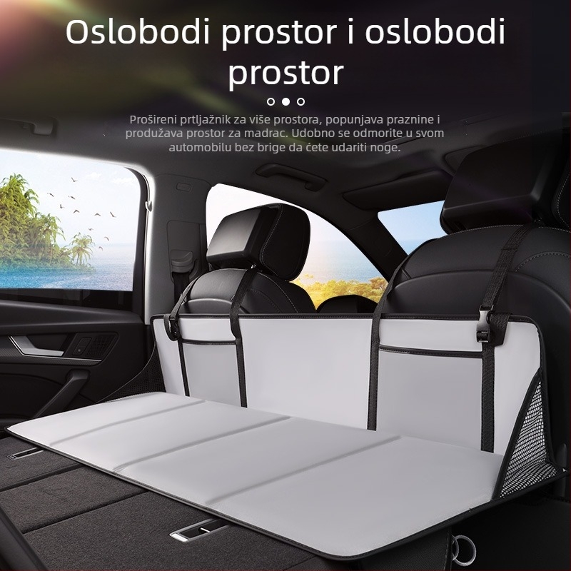 Proširena platforma za spavanje na stražnjem sjedalu SUV-a — odmor u autu, model 1LB, bez nadutosti, maksimalno opterećenje 100