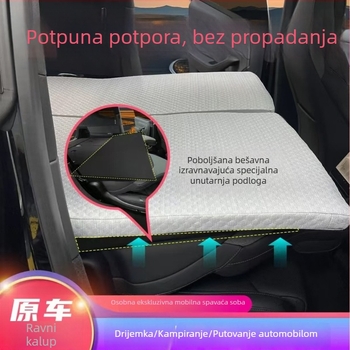 Automatna madrac za Tesla Model Y za kampiranje, dimenzije 192×108 cm, 5 kg, dvostruki krevet, automatsko naduvavanje, dizajn nivelacije