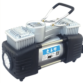 Automobilska pumpa za zrak s dvostrukim cilindrom i digitalnim zaslonom, 12V, 280W, 50 L/min