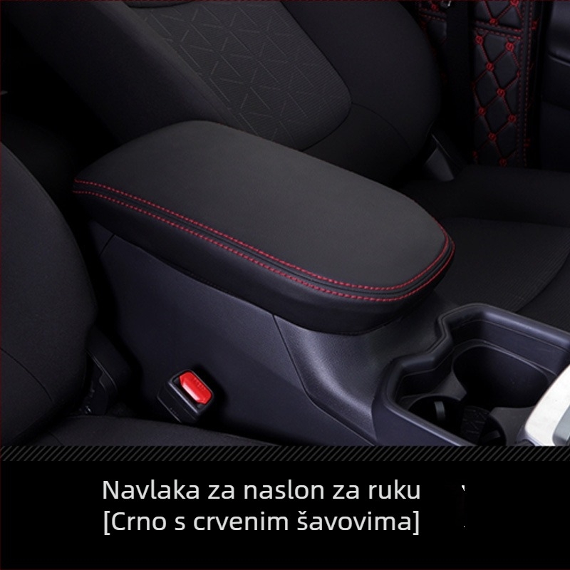 Navlaka za središnji naslonjač RAV4 (2020) – zaštitna podloga, Ultrafilm koža, prilagodljivo