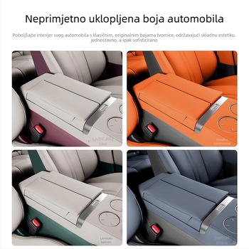 Kožni poklopac spremnika i podizna podloga za naslon za ruku za Xiaomi Yu7