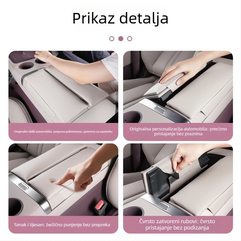 Kožni poklopac spremnika i podizna podloga za naslon za ruku za Xiaomi Yu7