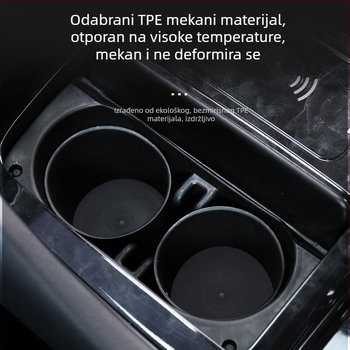 Le Huo plastična kutija za skladištenje u području naslona za ruku za Alphard 30 Series, unutarnji pretinac, otporna na kompresiju, kapacitet 10 ml, prilagodljiva obrada