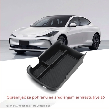 Kutija za pohranu u srednjoj konzoli za Zhiji L6 — ABS+PVC, vodootporna, prilagodljiva, mogućnost ispisa logotipa