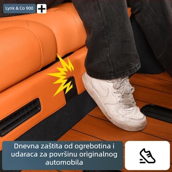 Kožna unutarnja zaštita podloga ispod donje treće sjedalice Lynk & Co 900, zaštita unutrašnjosti, stil 321, pjena, jednobojna