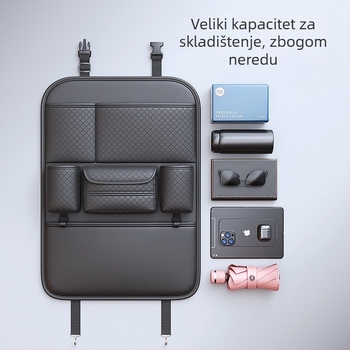 Torba za odlaganje iza stražnjeg sjedala automobila — kožna, vodootporna, prilagodljiva, mogućnost ispisa logotipa