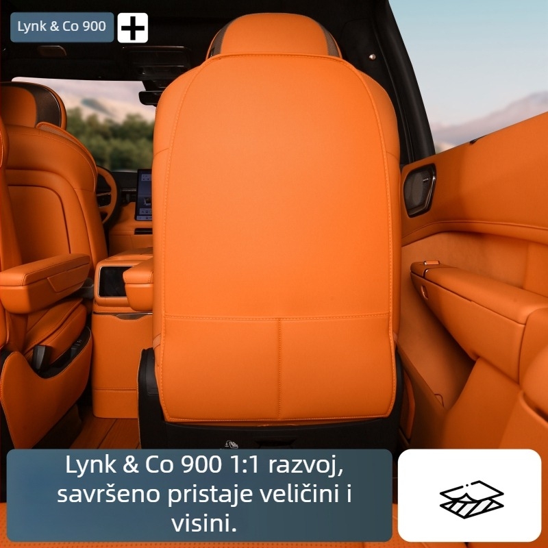 Zaštitna podloga za stražnja naslona Lynk & Co 900 s tri reda sjedala – zaštita od prljavštine, unutarnji dodatak