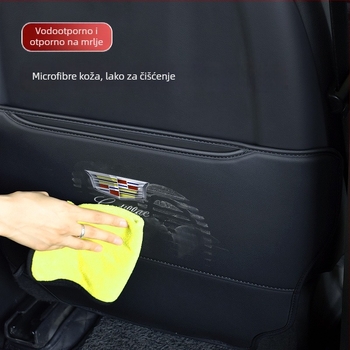 Okružna zaštita naslona sjedala za Cadillac XT4/XT5/XT6/CT4/CT5/CT6 — sve sezone, koža od mikrovlakna, punjenje od pjene, jednobojni dizajn
