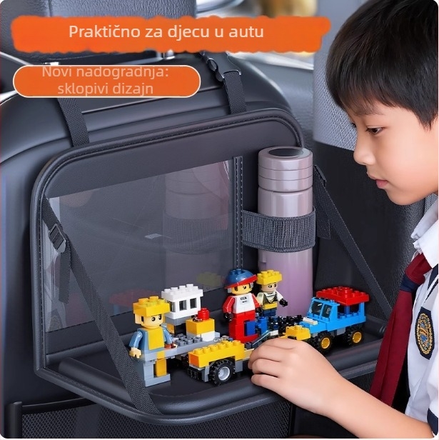 Torba za pohranu na stražnjem dijelu sjedala automobila – umjetna koža, viseći dizajn, protuklizna i stabilna, univerzalna kompatibilnost, moguć ispis logotipa