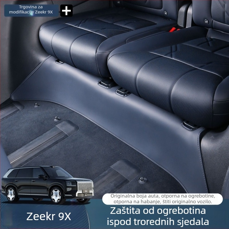 Kožna zaštitna podloga ispod Zeekr 9X tri reda sjedala za zaštitu interijera od ogrebotina i udaraca nogu