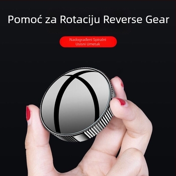 Automobilski retrovizor s vakuum držačem, 360° rotacija, podesivo, širokokutni ogledalo za mrtvi kut
