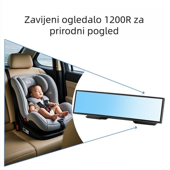 YAC ogledalo za nadzor auto-sjedalice za bebe i djecu, unutarnji retrovizor