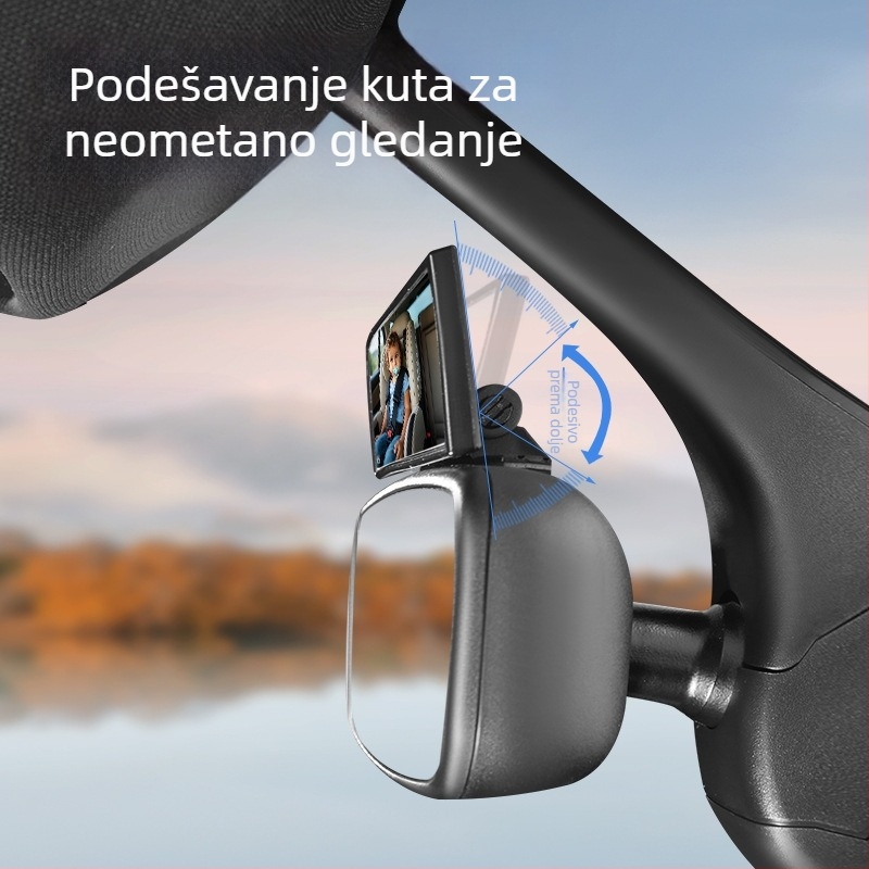 YAC ogledalo za nadzor auto-sjedalice za bebe i djecu, unutarnji retrovizor