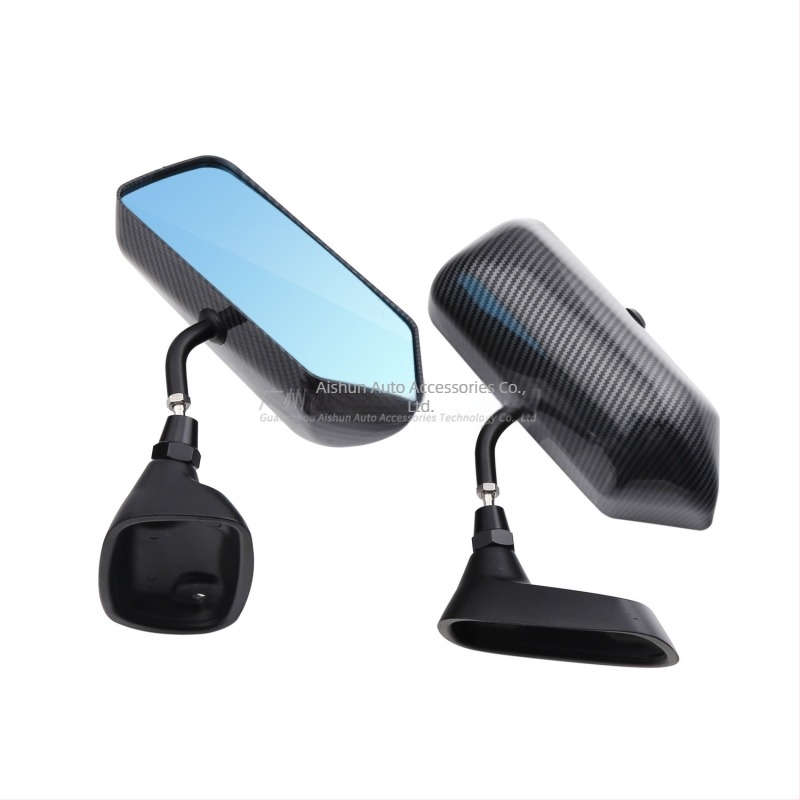 Dtouch automobilni retrovizor s F1 stilom – aluminijska baza i površina s uzorkom karbonskih vlakana