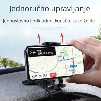 Držač za telefon za ploču automobila, univerzalni, Snap-on montaža