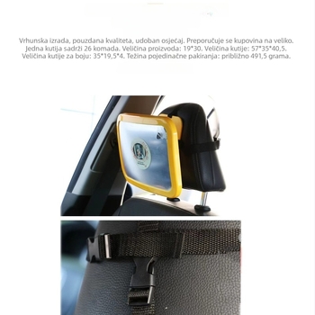 JXBSD Unutarnji auto retrovizor za bebu, 360° rotirajući za promatranje